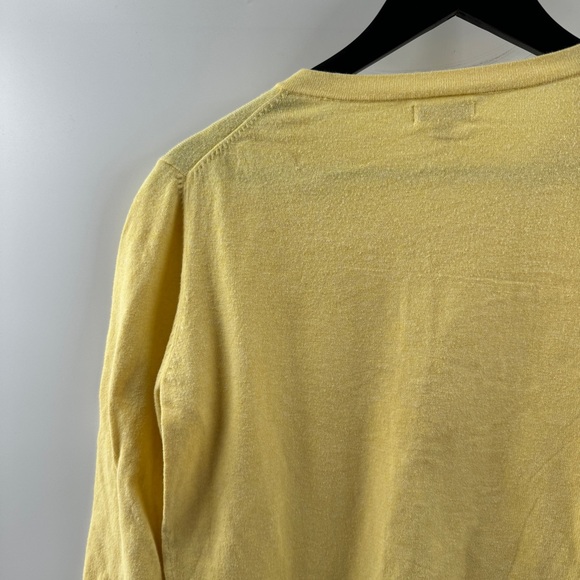 Merona Yellow Button Front Cardigan Size Medium - Picture 6 of 8